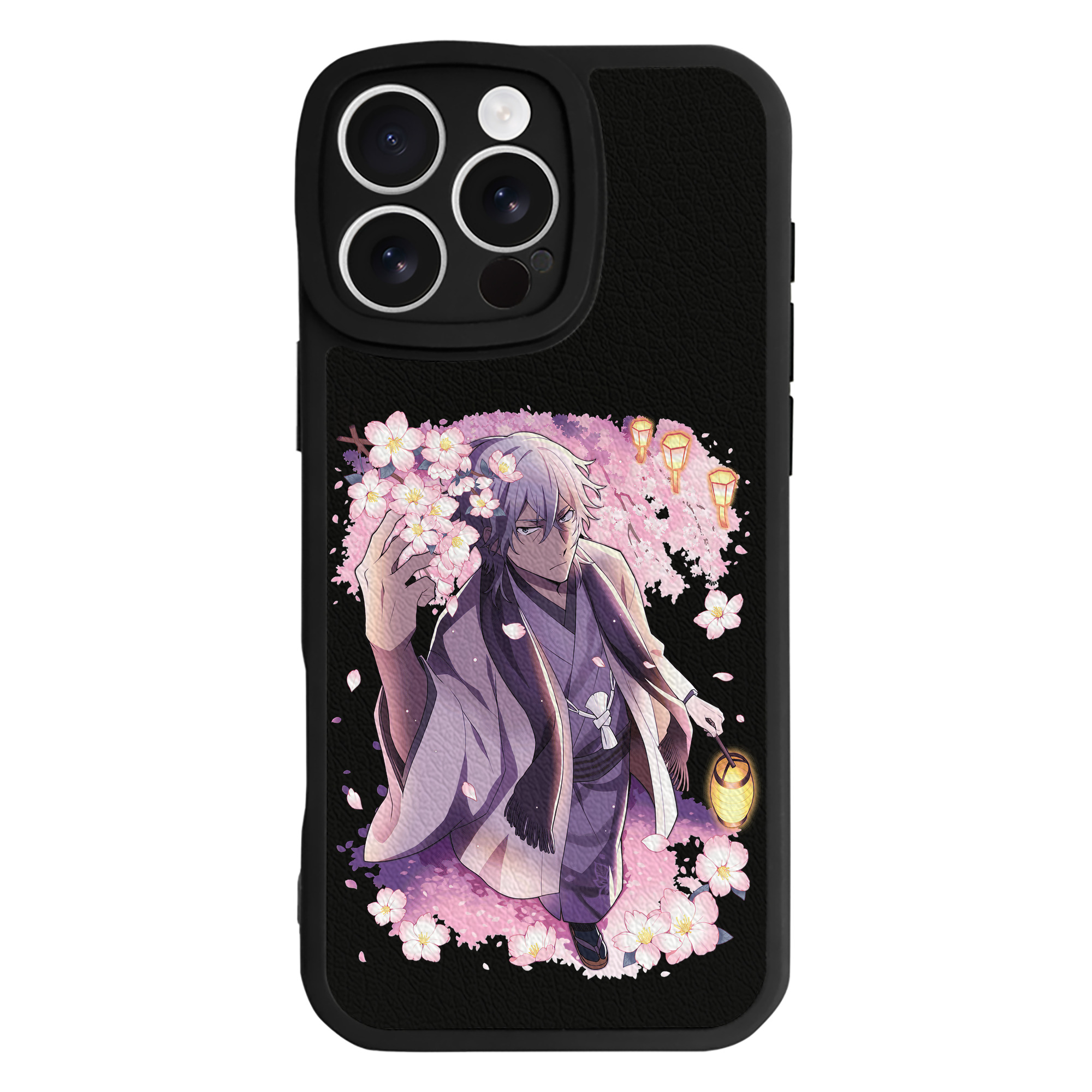 （画像用） 文豪ストレイドッグス Bungo Stray Dogs 【iPhone 16シリーズ対応】シリコンスマホケース（レザー調） 材質：シリコン